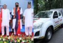 ट्रैफिक डीएसपी आ थानाकें उपहारमे 71 पुलिस गाड़ी सीएम नीतीश झंडा देखा केलनि रवाना